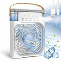 Portable Mini Air Cooler with Water Tank & USB Charging | 3-in-1 Personal Air Conditioner, Humidifier & Fan | Ice Cooling Technology for Home, Office & Travel
