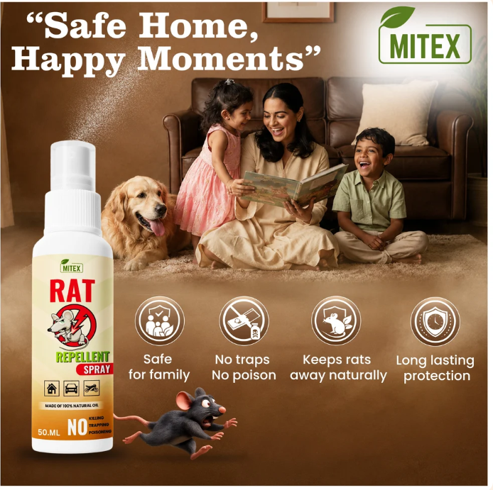 Rat Repellent Spray – Safe, Effective, and Eco-friendly