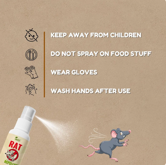 Rat Repellent Spray – Safe, Effective, and Eco-friendly