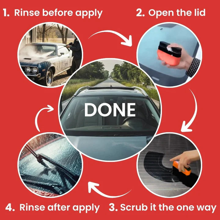 Instant Clear Car Glass Cleaner (Buy 1 Get 1 FREE ) Freedom Sale 🔥